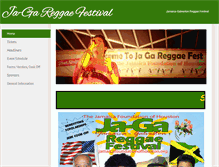 Tablet Screenshot of ja-gareggaefestival.com